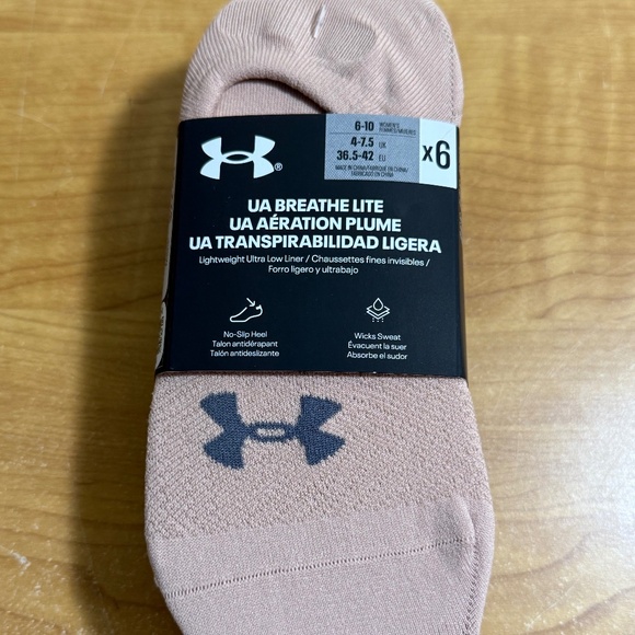 Under Armour Breathe Lite Ultra Low Show Liners - Picture 1 of 3
